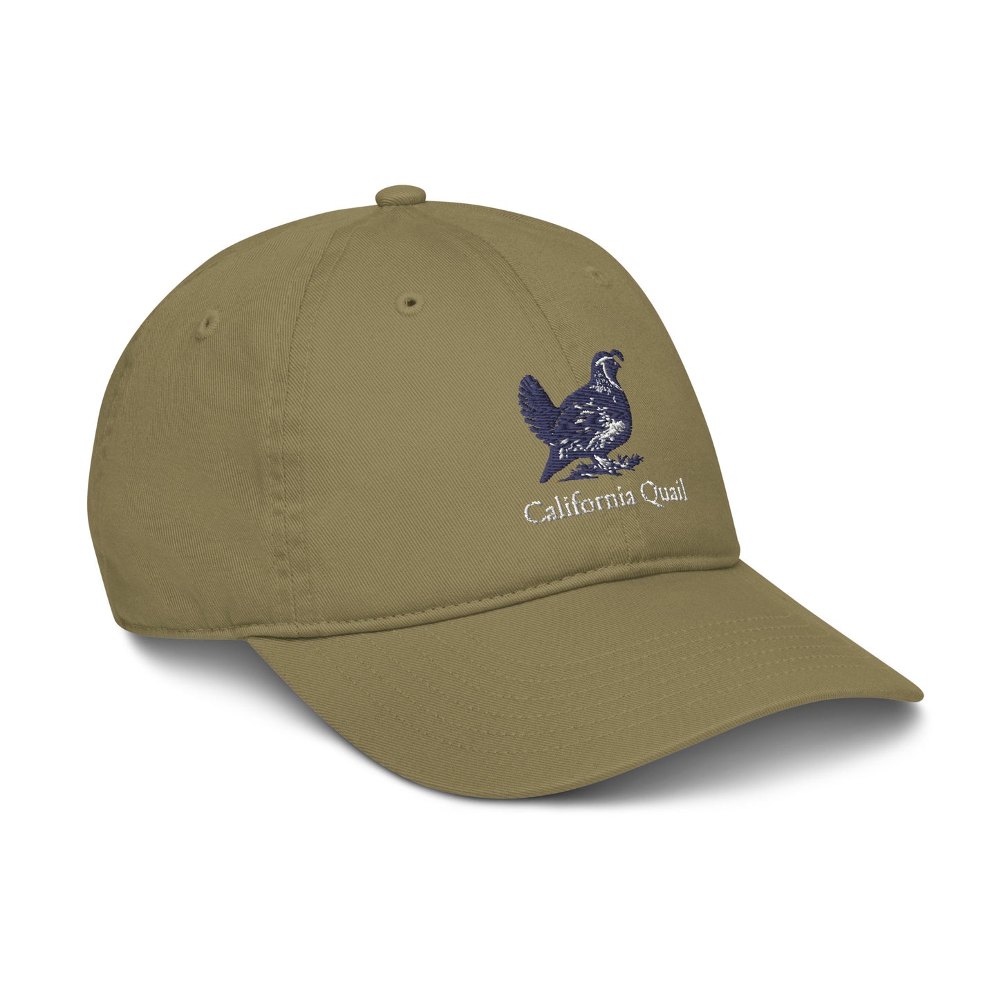 California Quail Dad Hat - Organic - State Bird of California