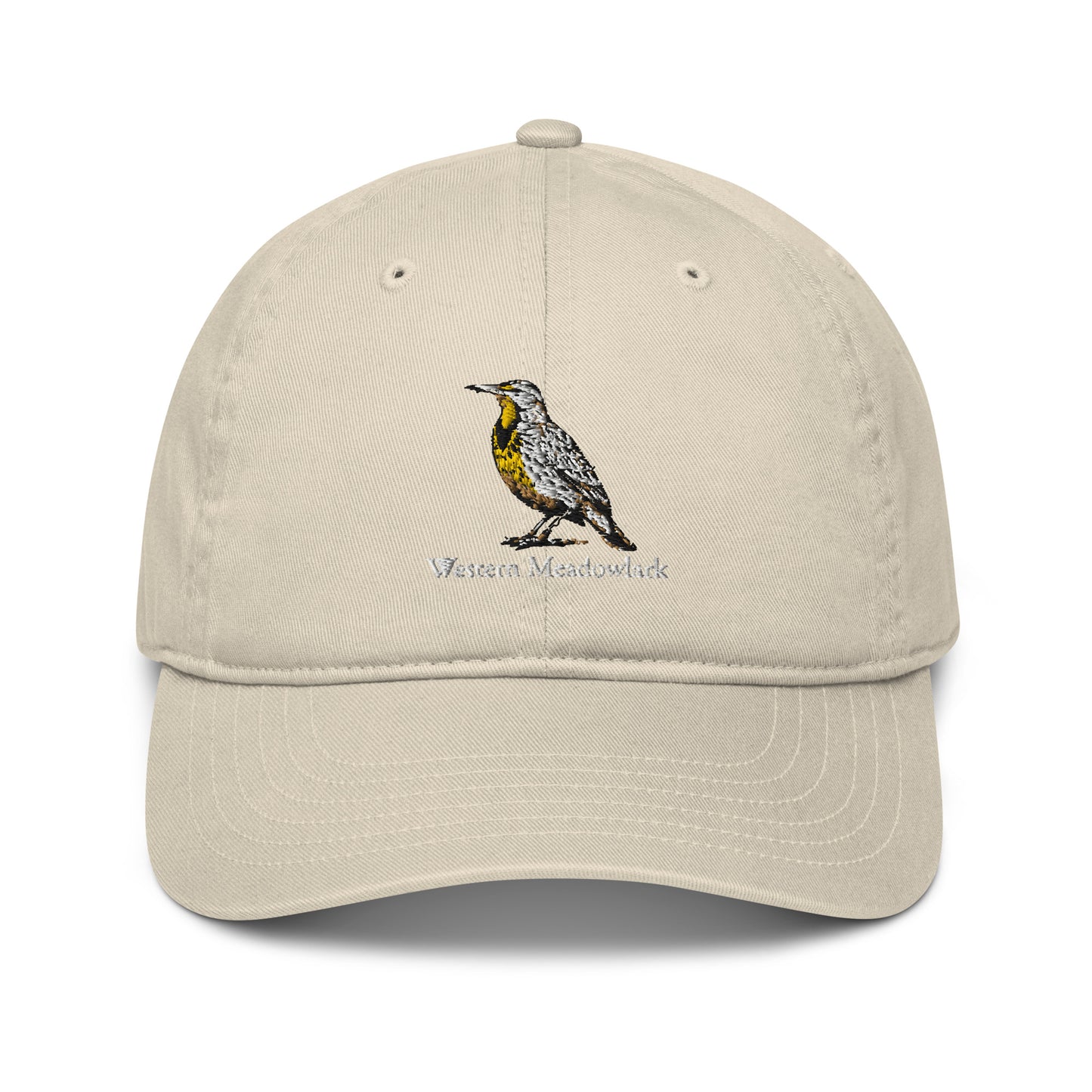 Western Meadowlark Hat - Organic - State Bird of KS, MT, NE, ND, OR, WY