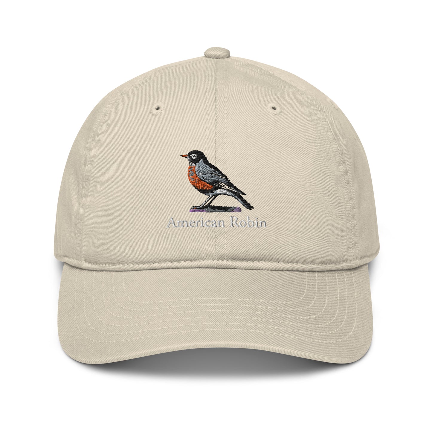 American Robin Hat - Organic - State Bird of CT, MI, WI