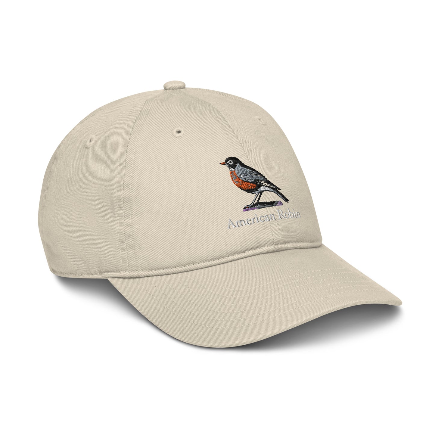 American Robin Hat - Organic - State Bird of CT, MI, WI