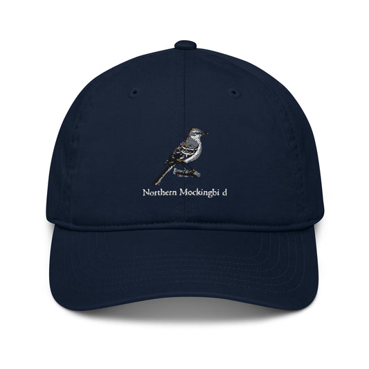 Northern Mockingbird Hat - State Bird of AR, FL, MS, TN, TX - Organic