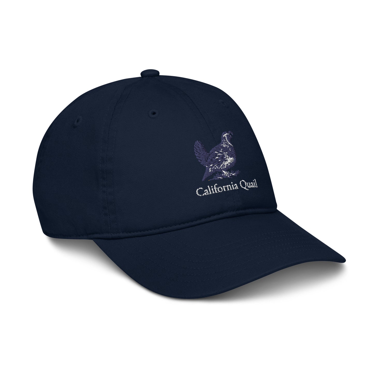 California Quail Dad Hat - Organic - State Bird of California