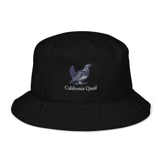 California Quail Hat - State Bird of California - Organic