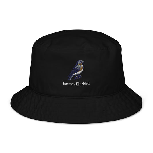 Eastern Bluebird Bucket Hat - State Bird of New York - Organic